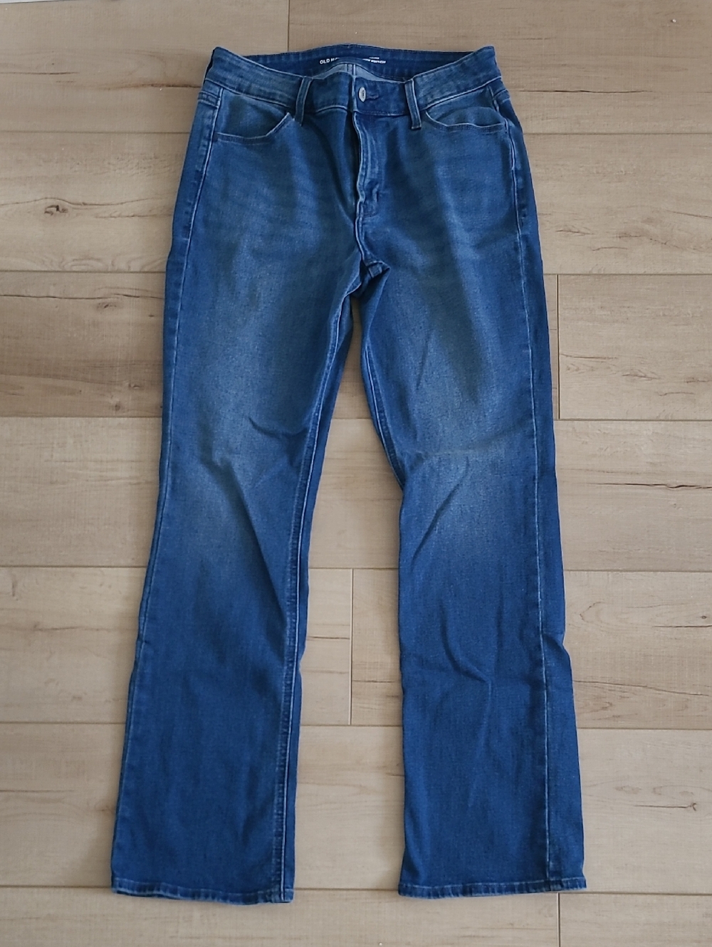 Old Navy Wow Mid Rise Women's Blue Boot Cut Jeans